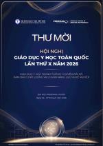 Thư mời Hội nghị giáo dục y học toàn quốc lần thứ X năm 2026